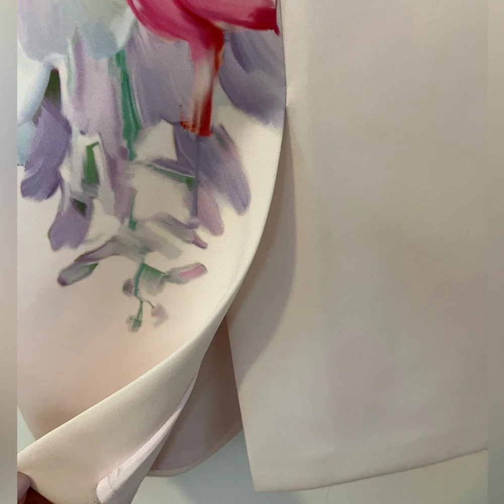 Ted Baker Floral Midi Dress Size 2 - Picture 6 of 6